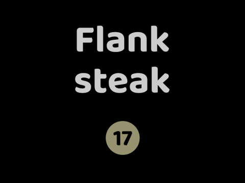 Flank steak